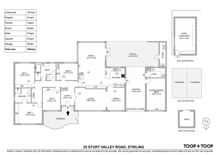 Floorplan of Homely house listing, 25 Sturt Valley Road, Stirling SA 5152