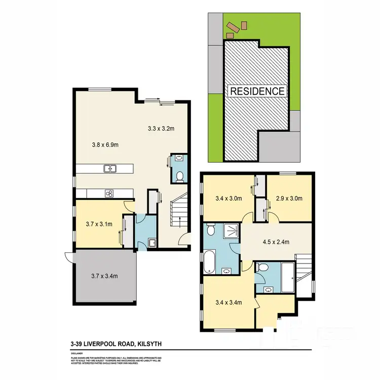 Floorplan of Homely house listing, 3/39 Liverpool Road, Kilsyth VIC 3137