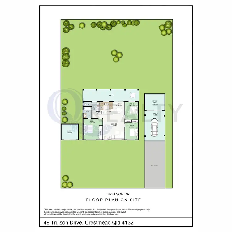 Floorplan of Homely house listing, 49 Trulson Drive, Crestmead QLD 4132