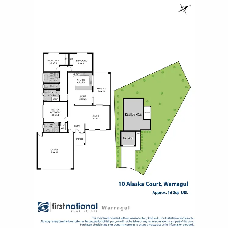 Floorplan of Homely house listing, 10 Alaska Court, Warragul VIC 3820