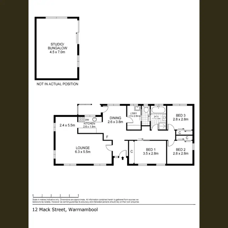 Floorplan of Homely house listing, 12 Mack Street, Warrnambool VIC 3280