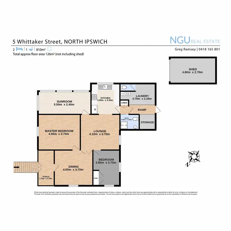 Floorplan of Homely house listing, 5 Whittaker Street, North Ipswich QLD 4305