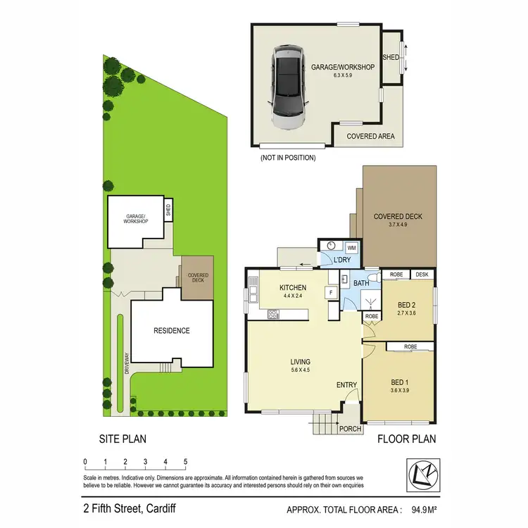 Floorplan of Homely house listing, 2 Fifth Street, Cardiff NSW 2285