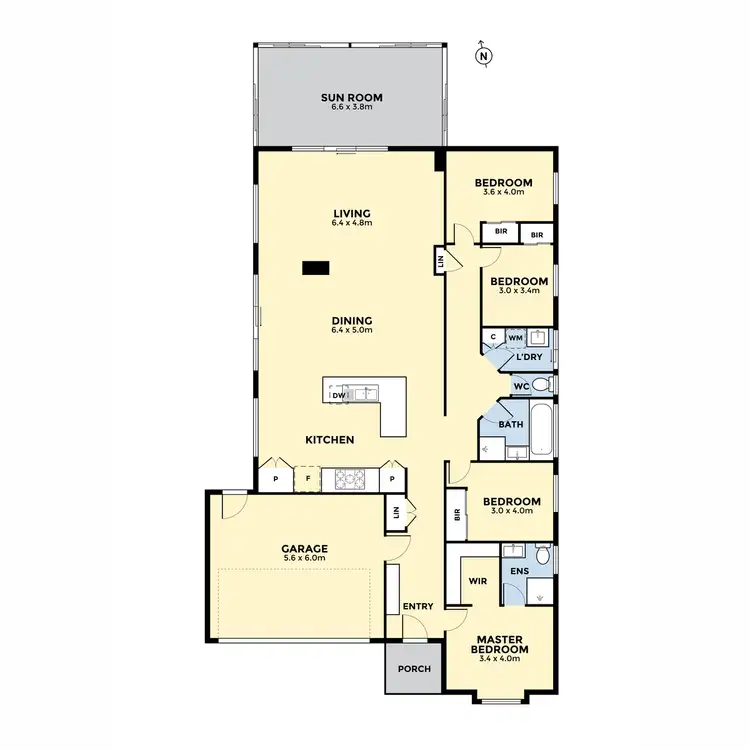 Floorplan of Homely house listing, 60 Fongeo Drive, Point Cook VIC 3030