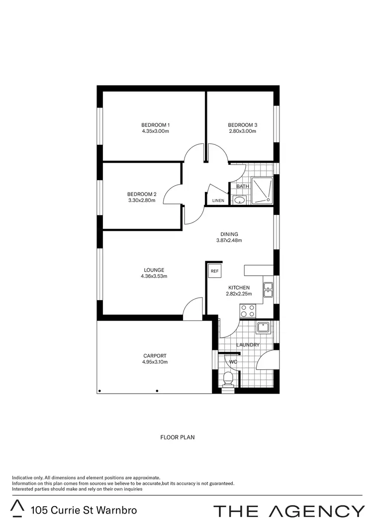 Floorplan of Homely house listing, 105 Currie Street, Warnbro WA 6169