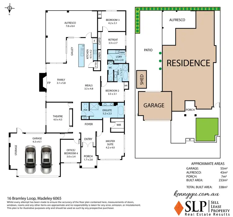 Floorplan of Homely house listing, 16 Bramley Loop, Madeley WA 6065