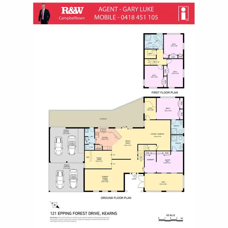 Floorplan of Homely house listing, 121 Epping Forest Drive, Kearns NSW 2558