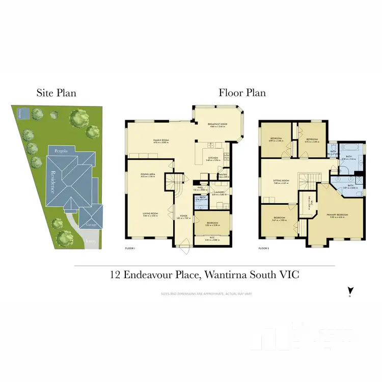 Floorplan of Homely house listing, 12 Endeavour Place, Wantirna South VIC 3152