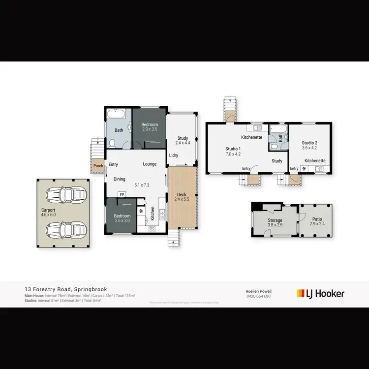 Floorplan of Homely house listing, 13 Forestry Road, Springbrook QLD 4213
