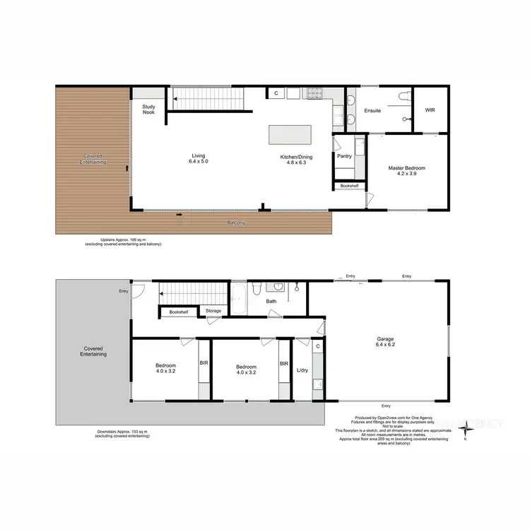 Floorplan of Homely house listing, 41 - 43 Church Street, Stanley TAS 7331