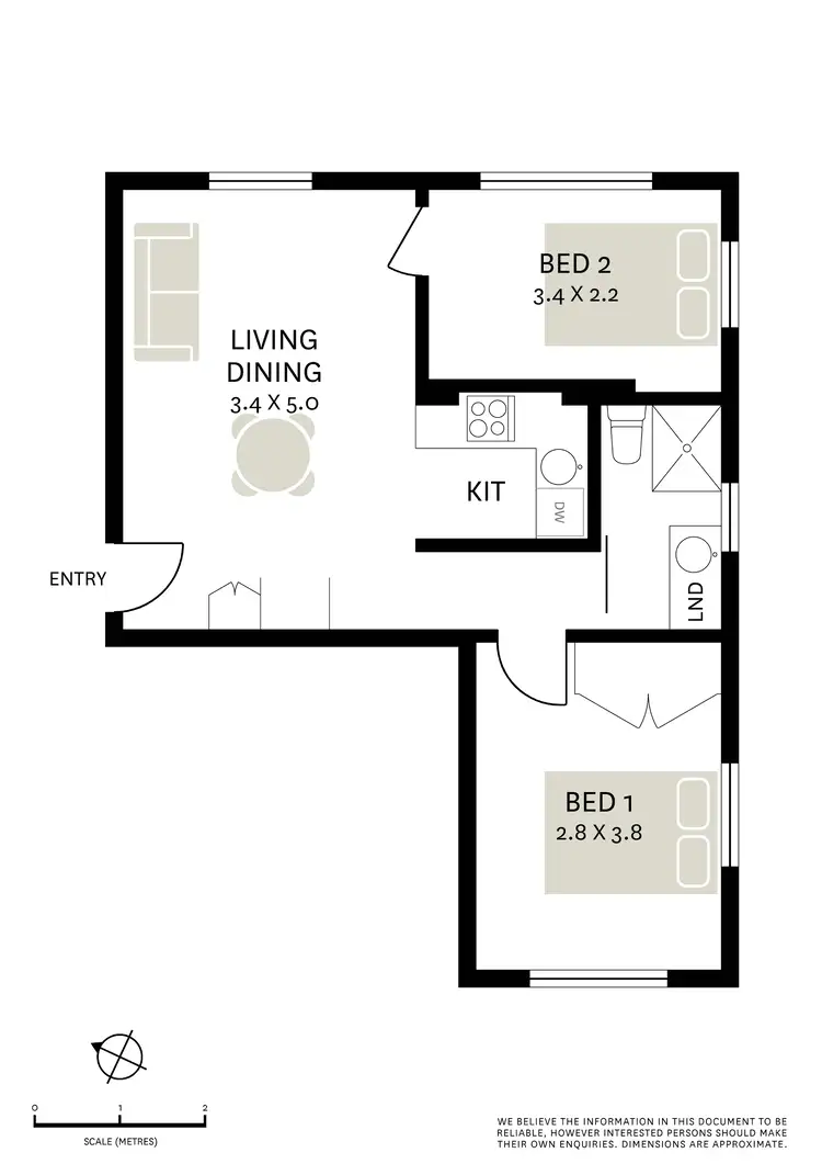 Floorplan of Homely apartment listing, 5/42 Bayswater Road, Rushcutters Bay NSW 2011