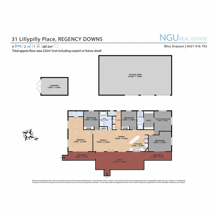 Floorplan of Homely house listing, 31 Lillypilly Place, Regency Downs QLD 4341