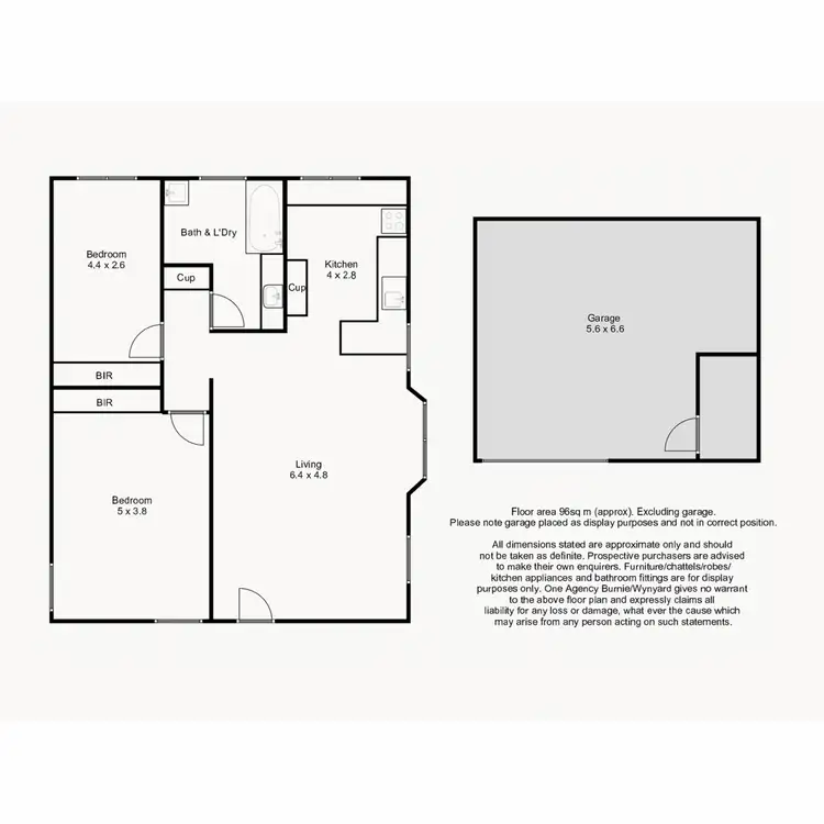Floorplan of Homely unit listing, 3/22 Goldie Street, Wynyard TAS 7325