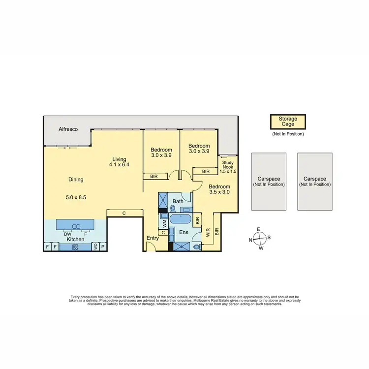 Floorplan of Homely apartment listing, 407/18 Coppin Street, Richmond VIC 3121