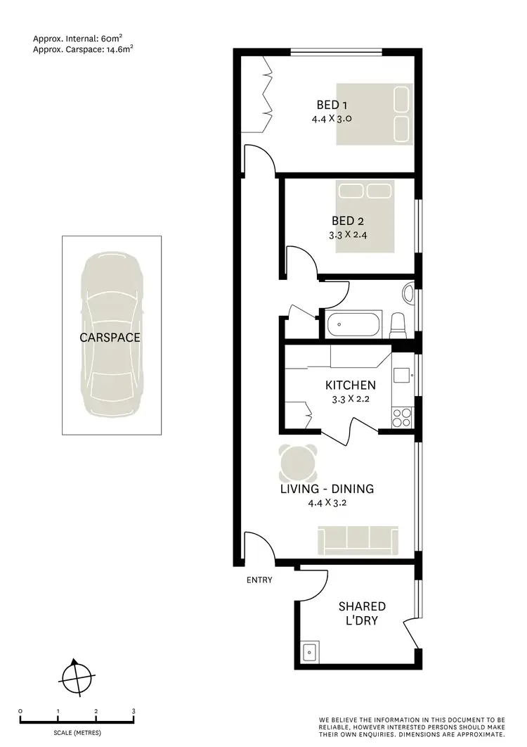 Floorplan of Homely apartment listing, 8/21 Mary Street, Hunters Hill NSW 2110