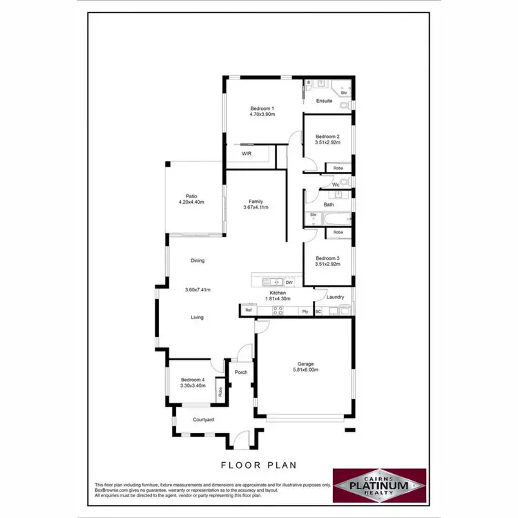 Floorplan of Homely house listing, 25 The Avenue, Trinity Park QLD 4879