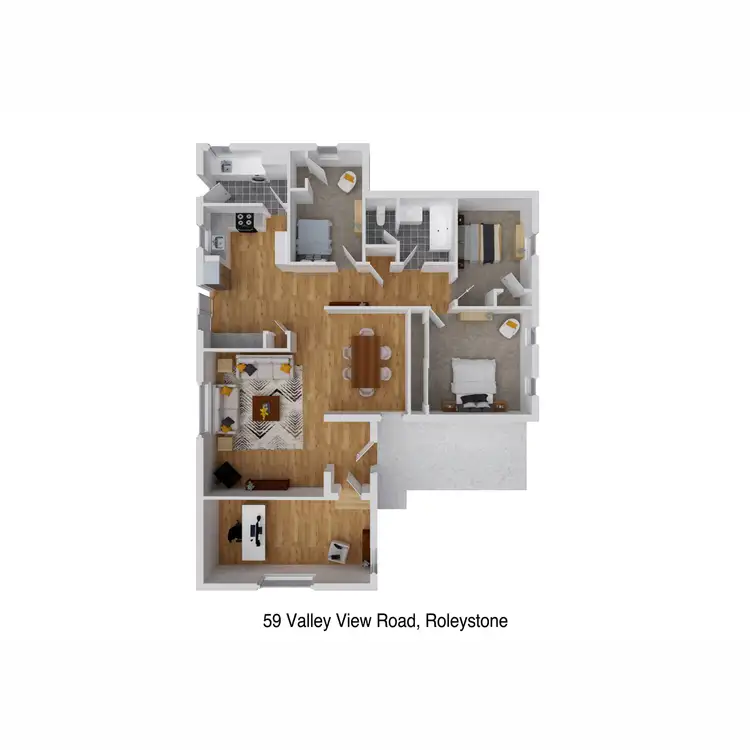 Floorplan of Homely house listing, 59 Valley View Road, Roleystone WA 6111