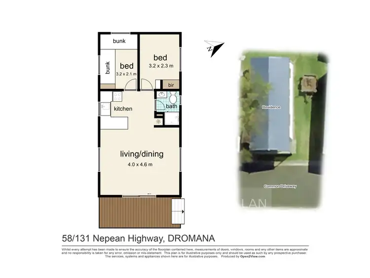Floorplan of Homely unit listing, 58/131 Nepean Highway, Dromana VIC 3936