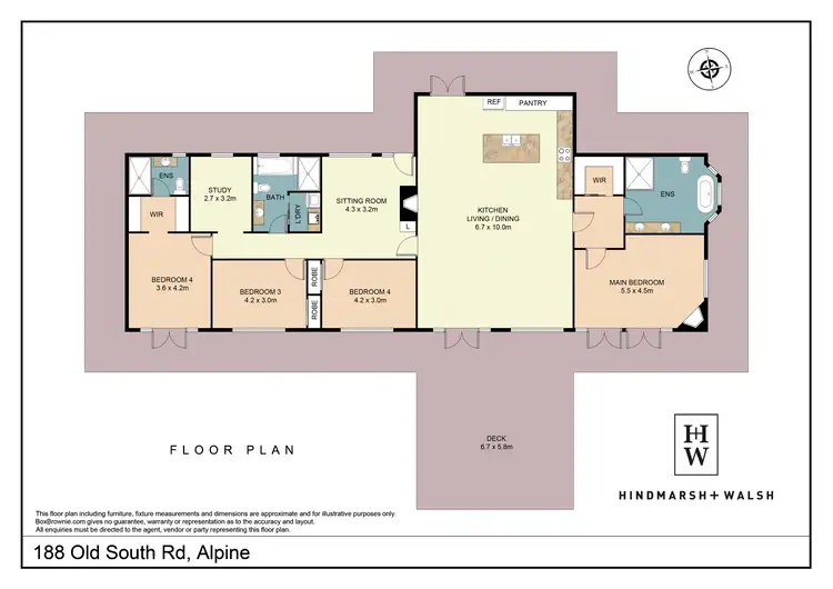 Floorplan of Homely rural property listing, 188 Old South Road, Alpine NSW 2575