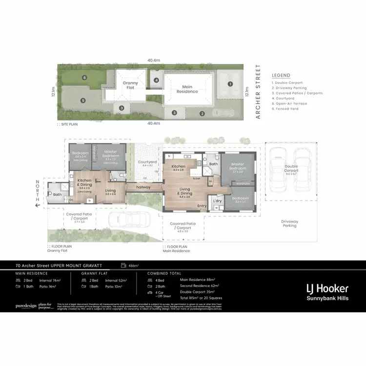 Floorplan of Homely house listing, 70 Archer Street, Upper Mount Gravatt QLD 4122