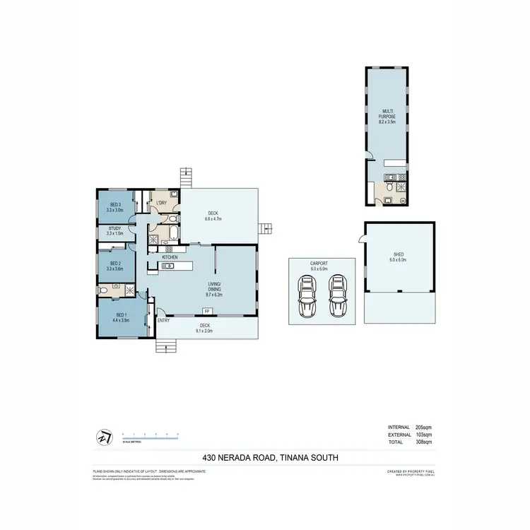 Floorplan of Homely house listing, 430 Nerada Road, Tinana South QLD 4650