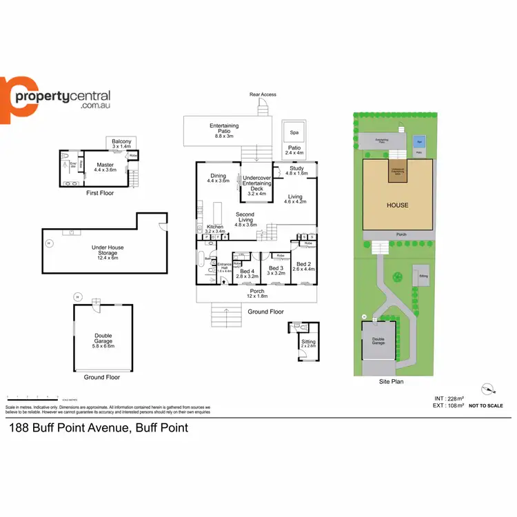 Floorplan of Homely house listing, 188 Buff Point Avenue, Buff Point NSW 2262