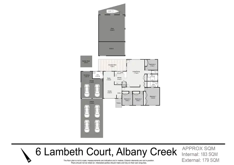 Floorplan of Homely house listing, 6 Lambeth Court, Albany Creek QLD 4035