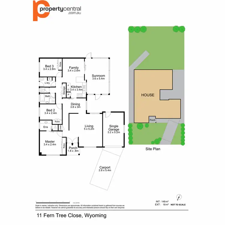 Floorplan of Homely house listing, 11 Ferntree Close, Wyoming NSW 2250