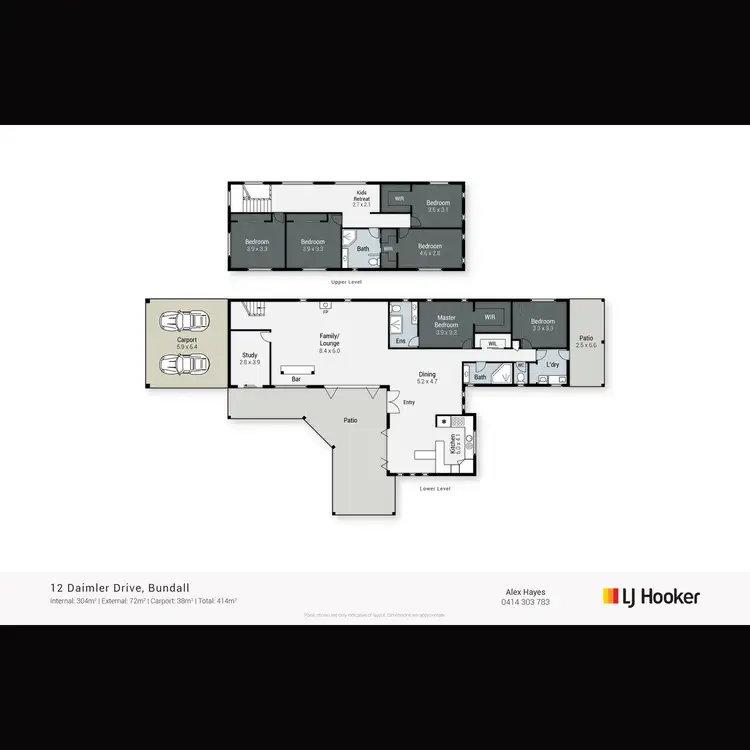 Floorplan of Homely house listing, 12 Daimler Drive, Bundall QLD 4217
