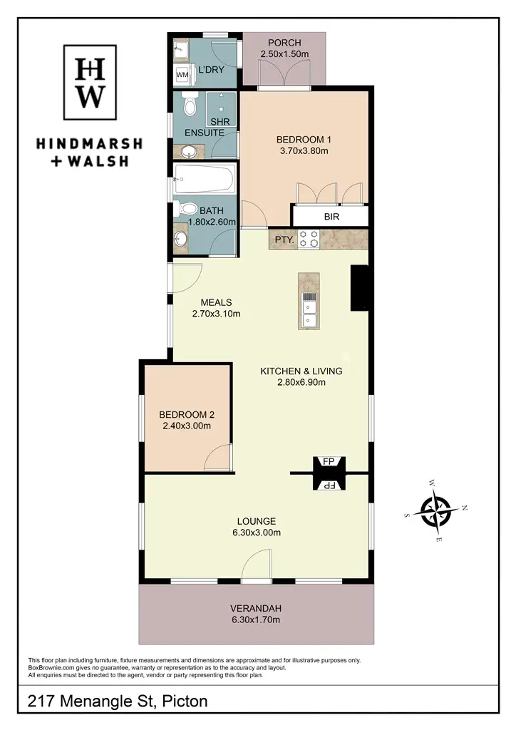 Floorplan of Homely house listing, 217 Menangle Street, Picton NSW 2571