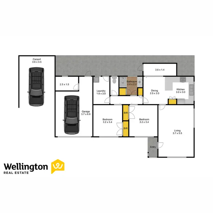 Floorplan of Homely house listing, 20 Parkinson Street, Maffra VIC 3860