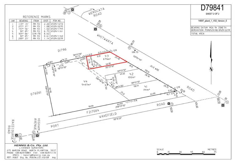 Floorplan of Homely land listing, 1D Whitwarta Road, Balaklava SA 5461