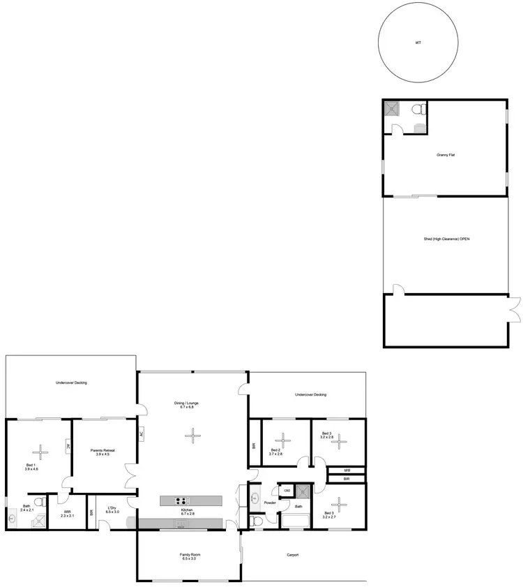 Floorplan of Homely house listing, 11-13 Wakelin Road, Boston SA 5607