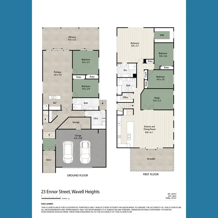 Floorplan of Homely house listing, 23 Ennor Street, Wavell Heights QLD 4012