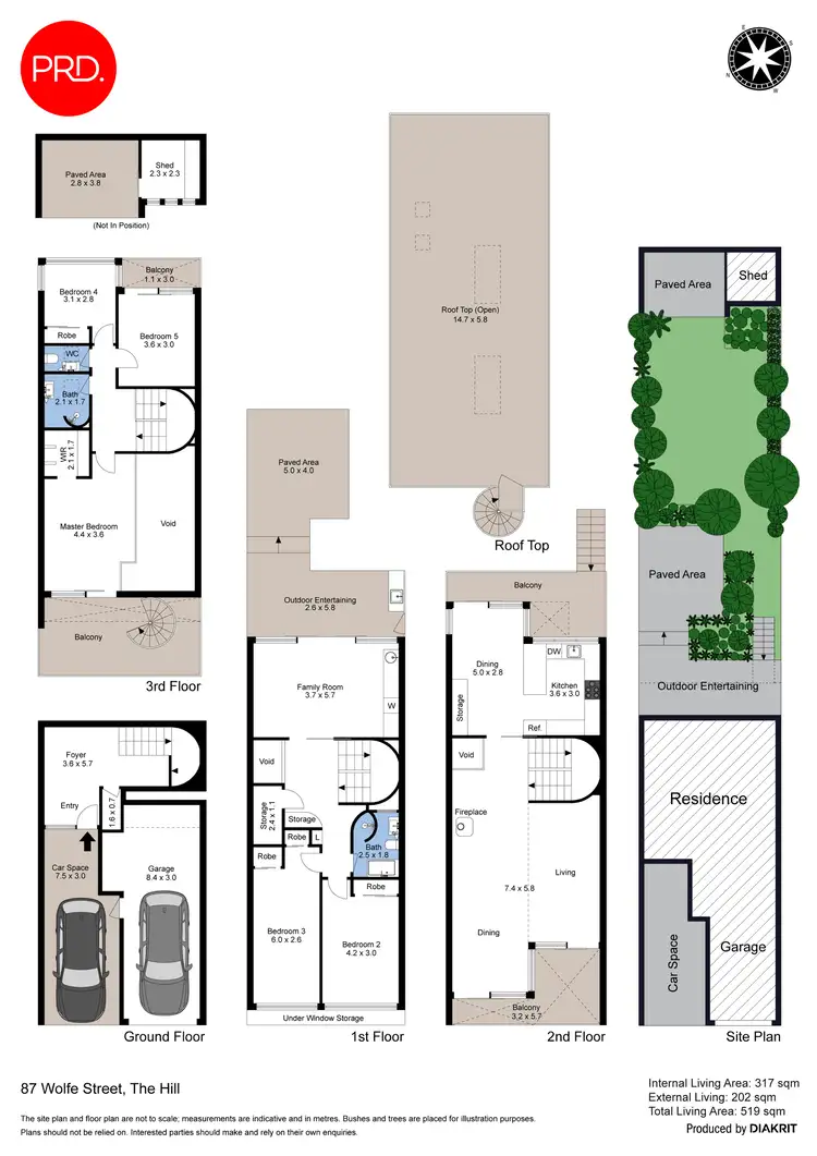 Floorplan of Homely house listing, 87 Wolfe Street, The Hill NSW 2300