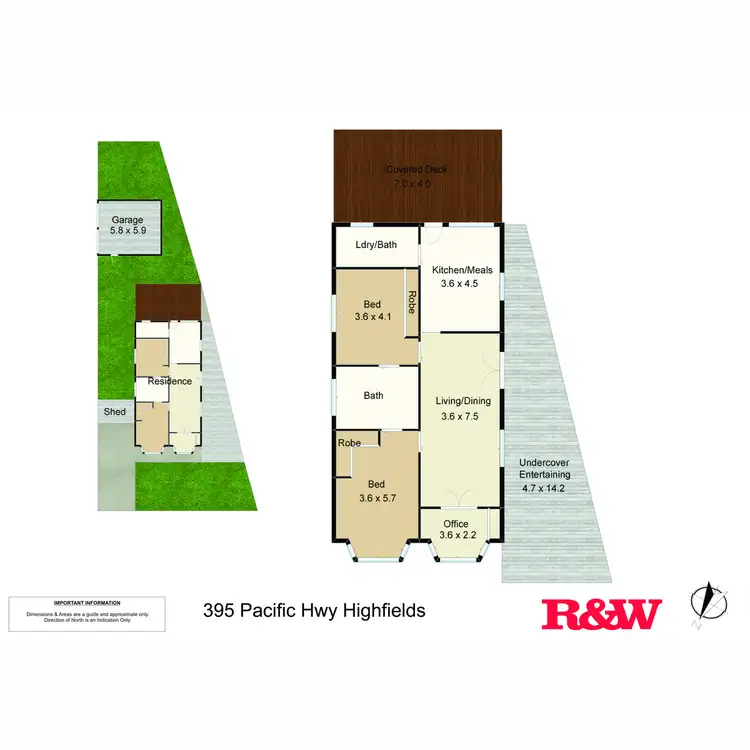 Floorplan of Homely house listing, 395 Pacific Highway, Highfields NSW 2289