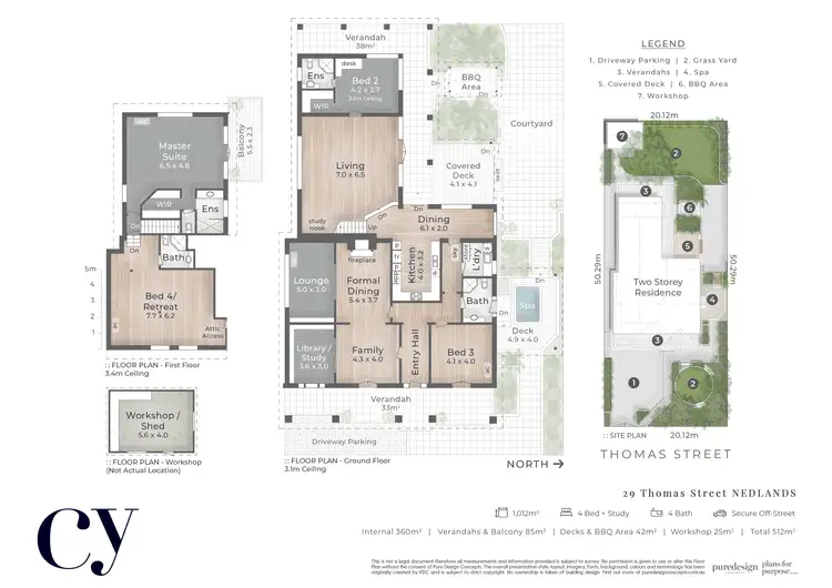 Floorplan of Homely house listing, 29 Thomas Street, Nedlands WA 6009