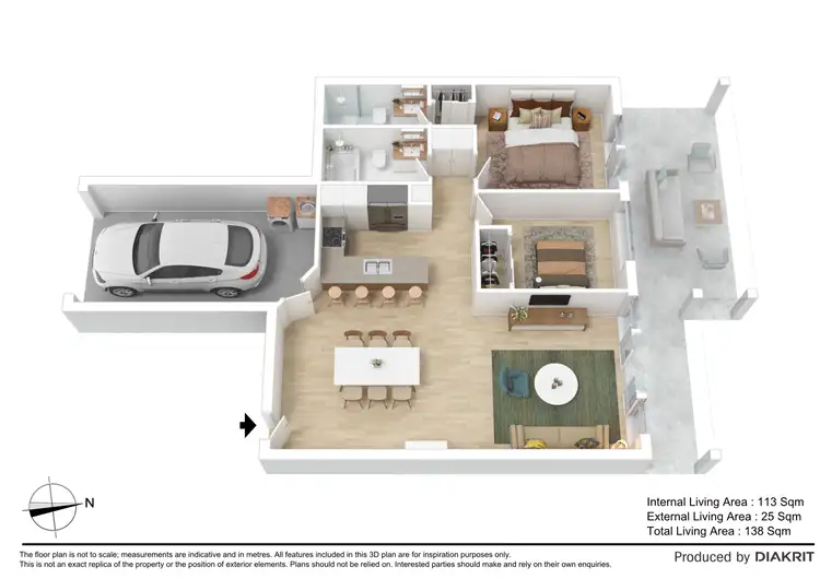Floorplan of Homely townhouse listing, 66/11 Taigum Place, Taigum QLD 4018