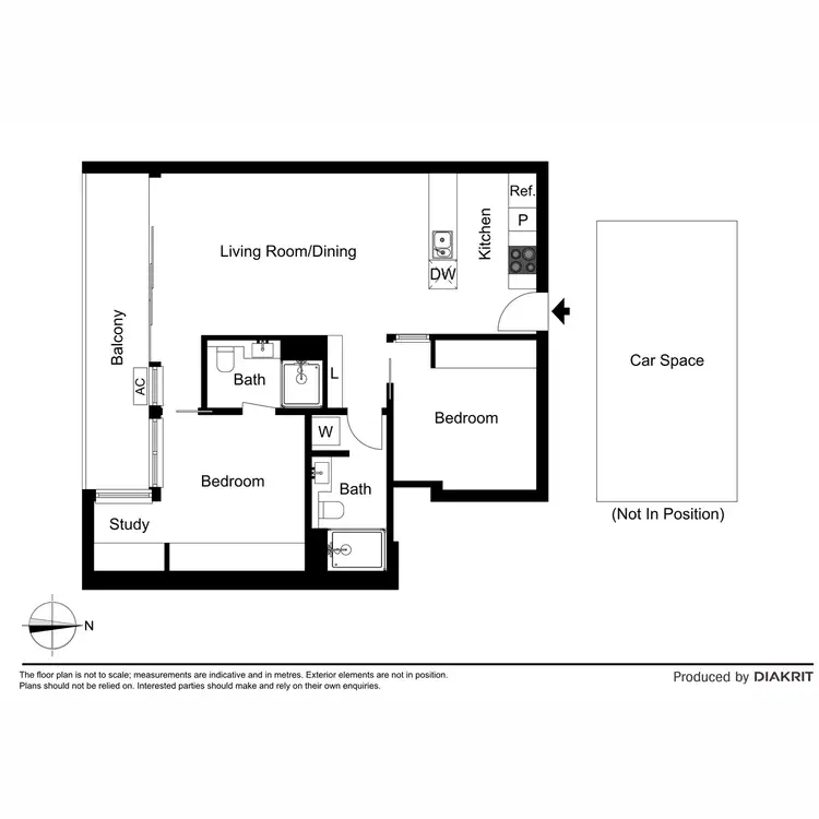 Floorplan of Homely apartment listing, 718/15 Clifton Street, Prahran VIC 3181