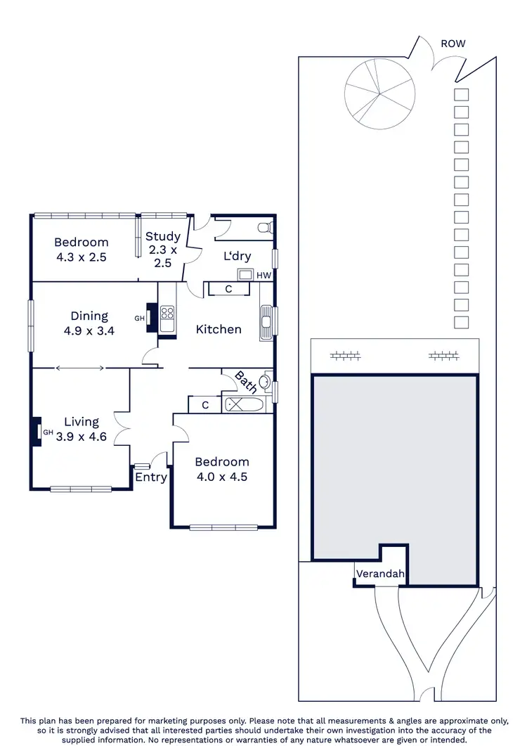 Floorplan of Homely house listing, 134 Dean Street, Moonee Ponds VIC 3039