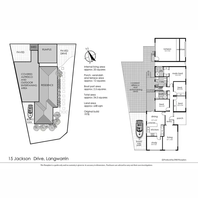 Floorplan of Homely house listing, 15 Jackson Drive, Langwarrin VIC 3910