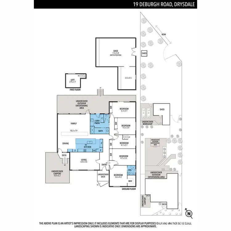 Floorplan of Homely house listing, 19 De Burgh Road, Drysdale VIC 3222