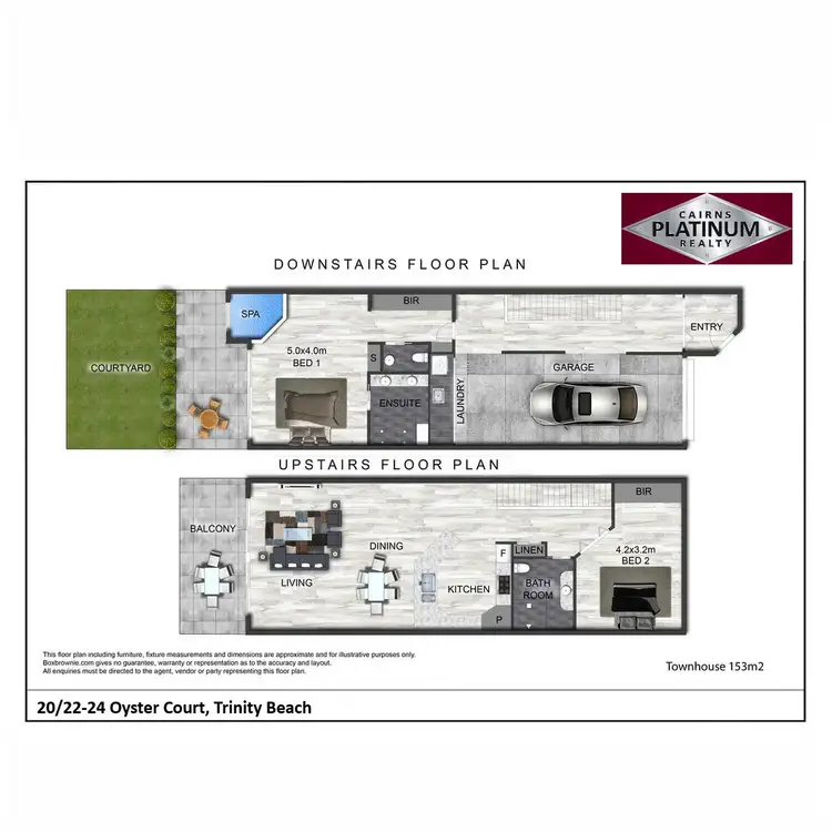 Floorplan of Homely townhouse listing, 20/22-24 Oyster Court, Trinity Beach QLD 4879