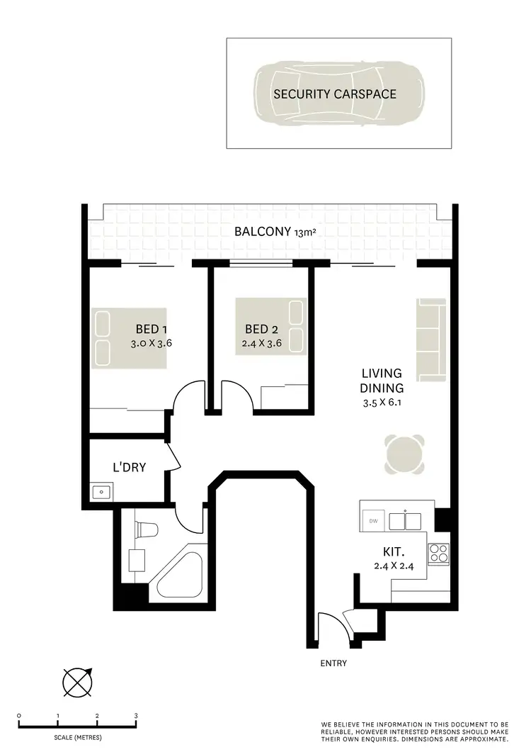 Floorplan of Homely apartment listing, 501/2 Springfield Avenue, Potts Point NSW 2011