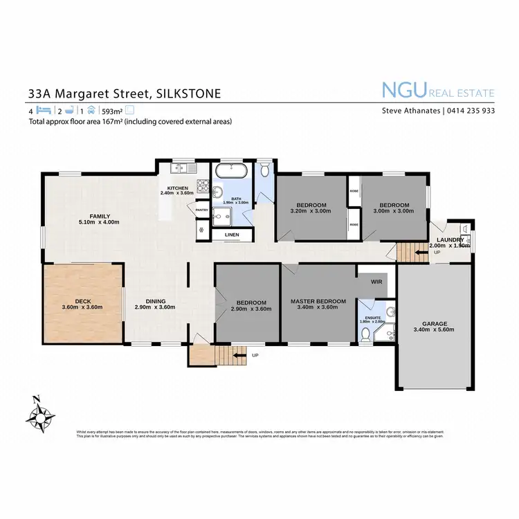 Floorplan of Homely house listing, 33A Margaret Street, Silkstone QLD 4304