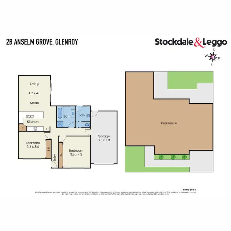 Floorplan of Homely unit listing, 2B Anselm Grove, Glenroy VIC 3046