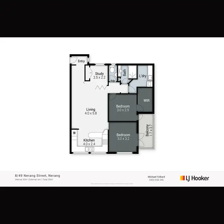 Floorplan of Homely apartment listing, 8/49 Nerang Street, Nerang QLD 4211