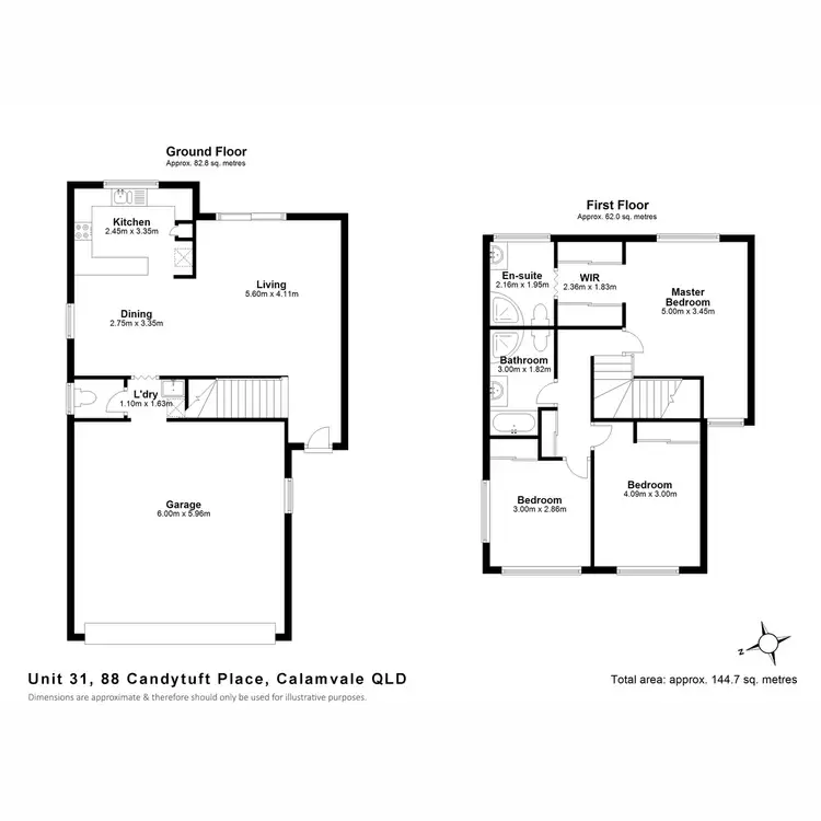 Floorplan of Homely townhouse listing, 31/88 Candytuft Place, Calamvale QLD 4116