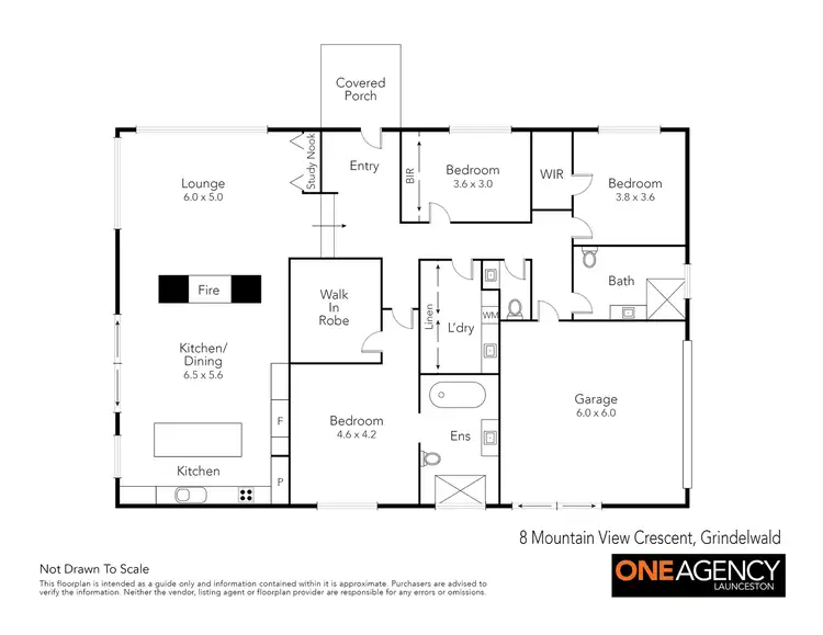 Floorplan of Homely rural property listing, 8 Mountain View Crescent, Grindelwald TAS 7277