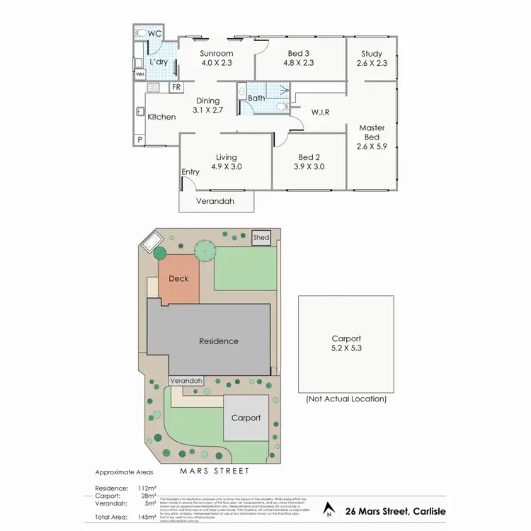 Floorplan of Homely house listing, 26 Mars Street, Carlisle WA 6101